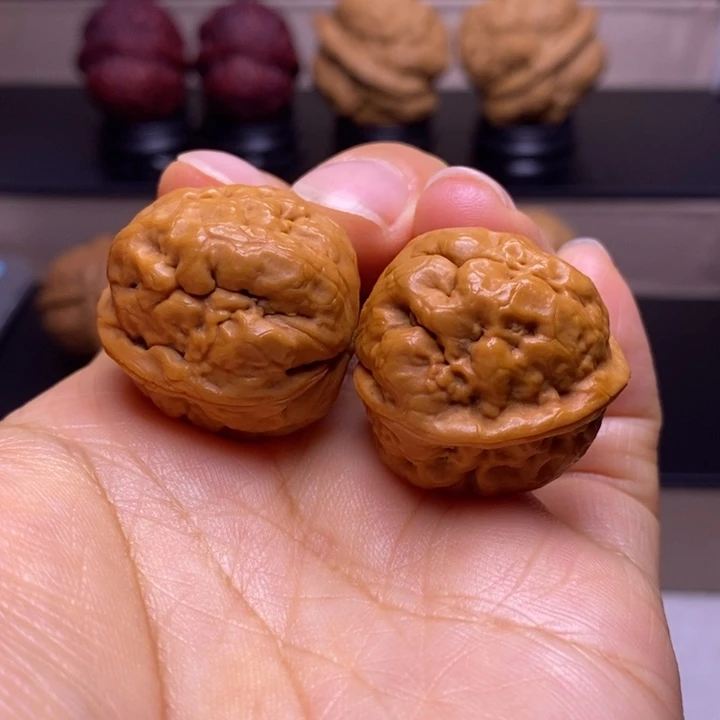 文玩核桃把件脑纹青蛙62