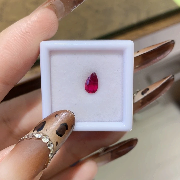 碧玺珠宝半成品未镶嵌天然卢比莱宝石