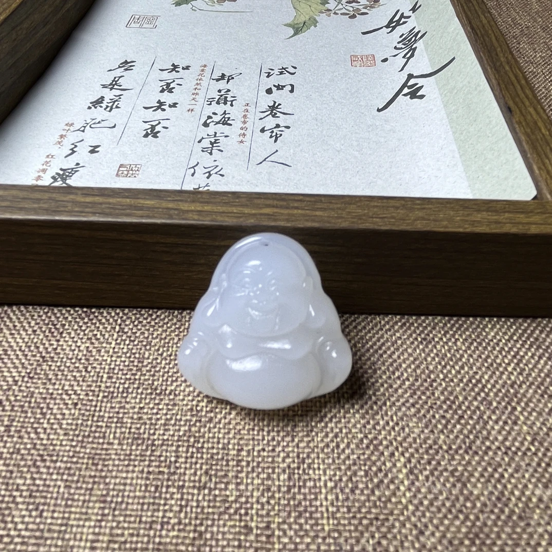 30尺寸【精美弥勒佛】大肚能容笑口常开保平安送挂件绳带礼盒