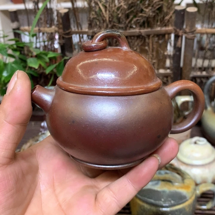 紫砂茶壶纯自然高温裸柴烧