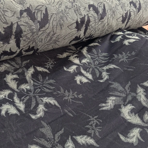 44 纯棉厚软国风提牛仔面料3米价