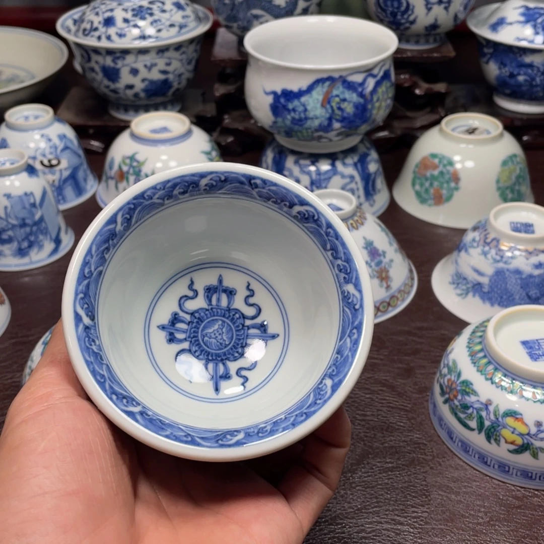 图***图杯景德镇陶瓷现代手工陶瓷茶具