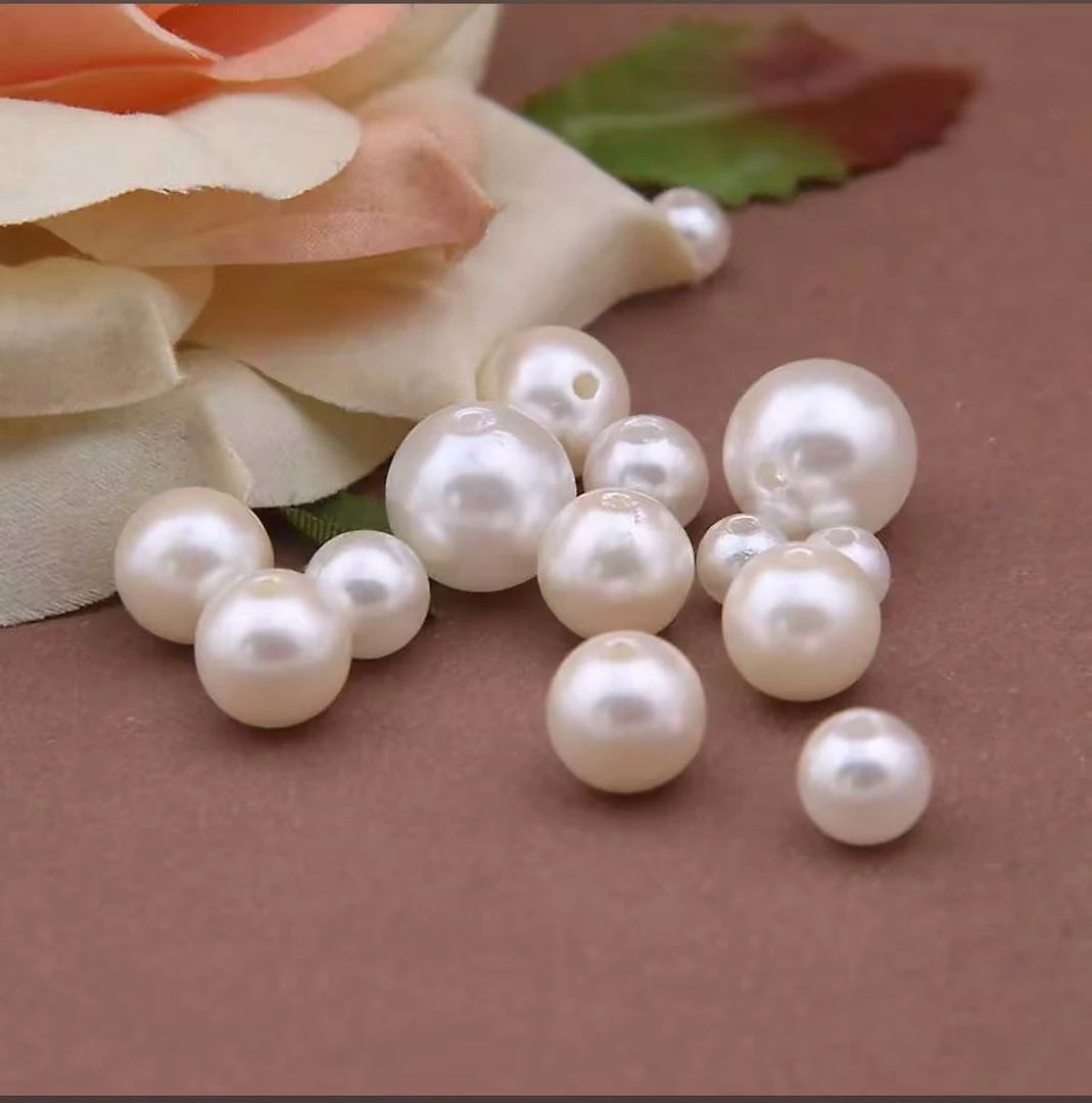 合金项链 成品发货合金扣头[麦兜优选】强光近圆项链有瑕介意勿拍