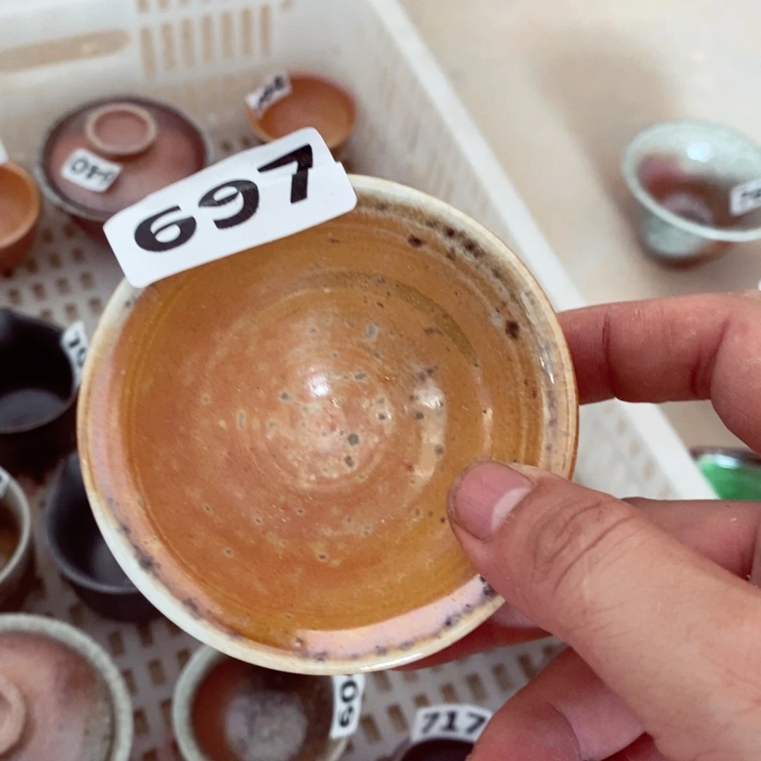 柴烧茶具陶瓷杯子