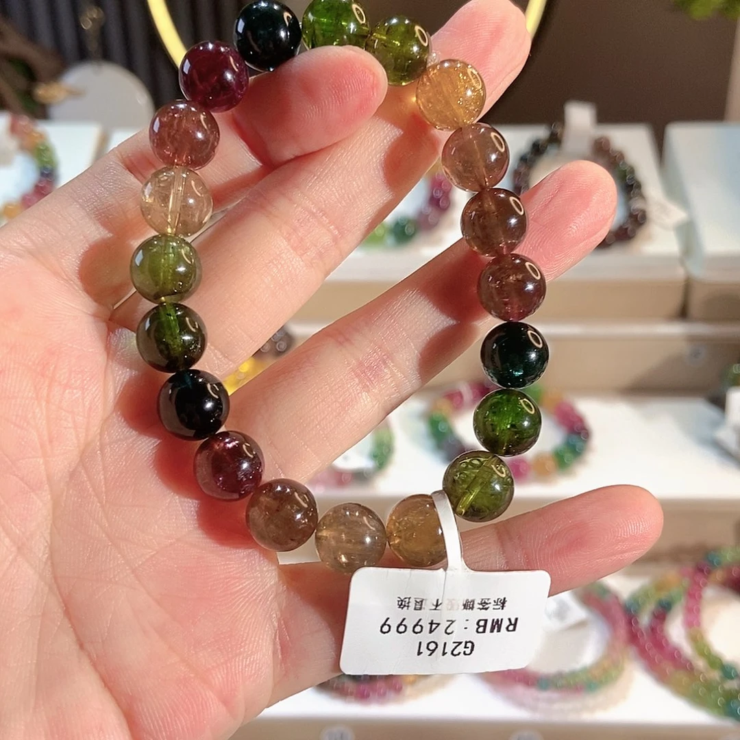 手串未镶嵌碧玺G2161素圈颜色微差