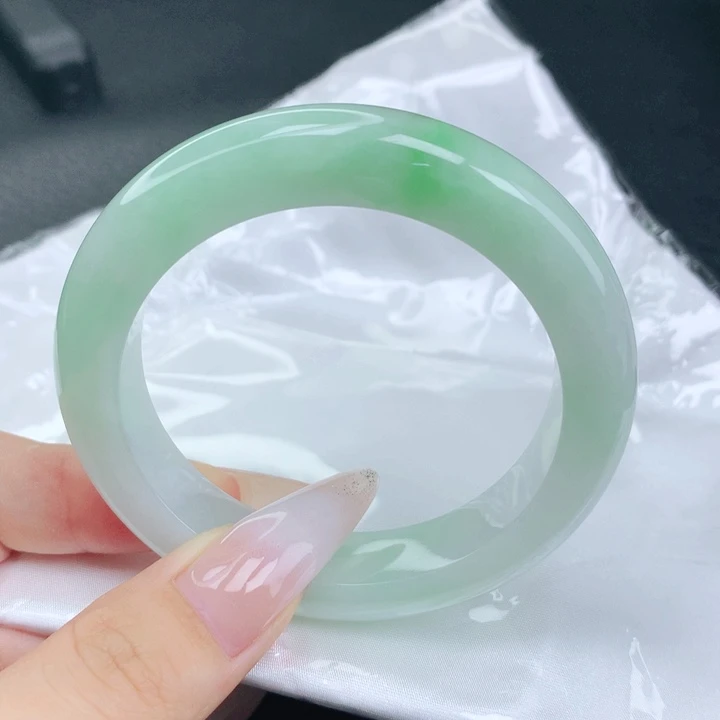 未镶嵌手镯翡翠53-54圈口