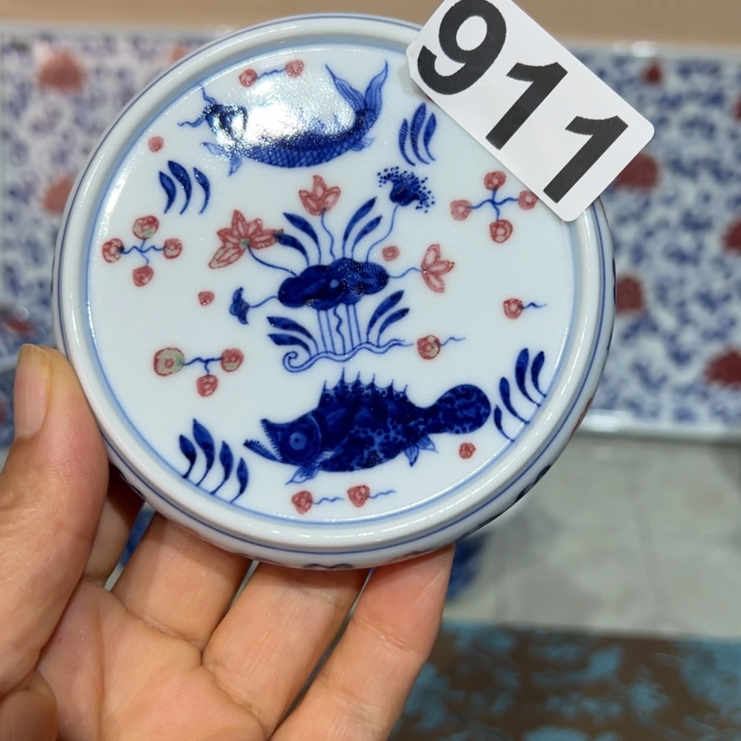 现代瓷青花釉里红工艺