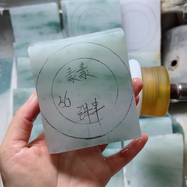 素***素未镶嵌定制石英质玉（天山翠）定制款56