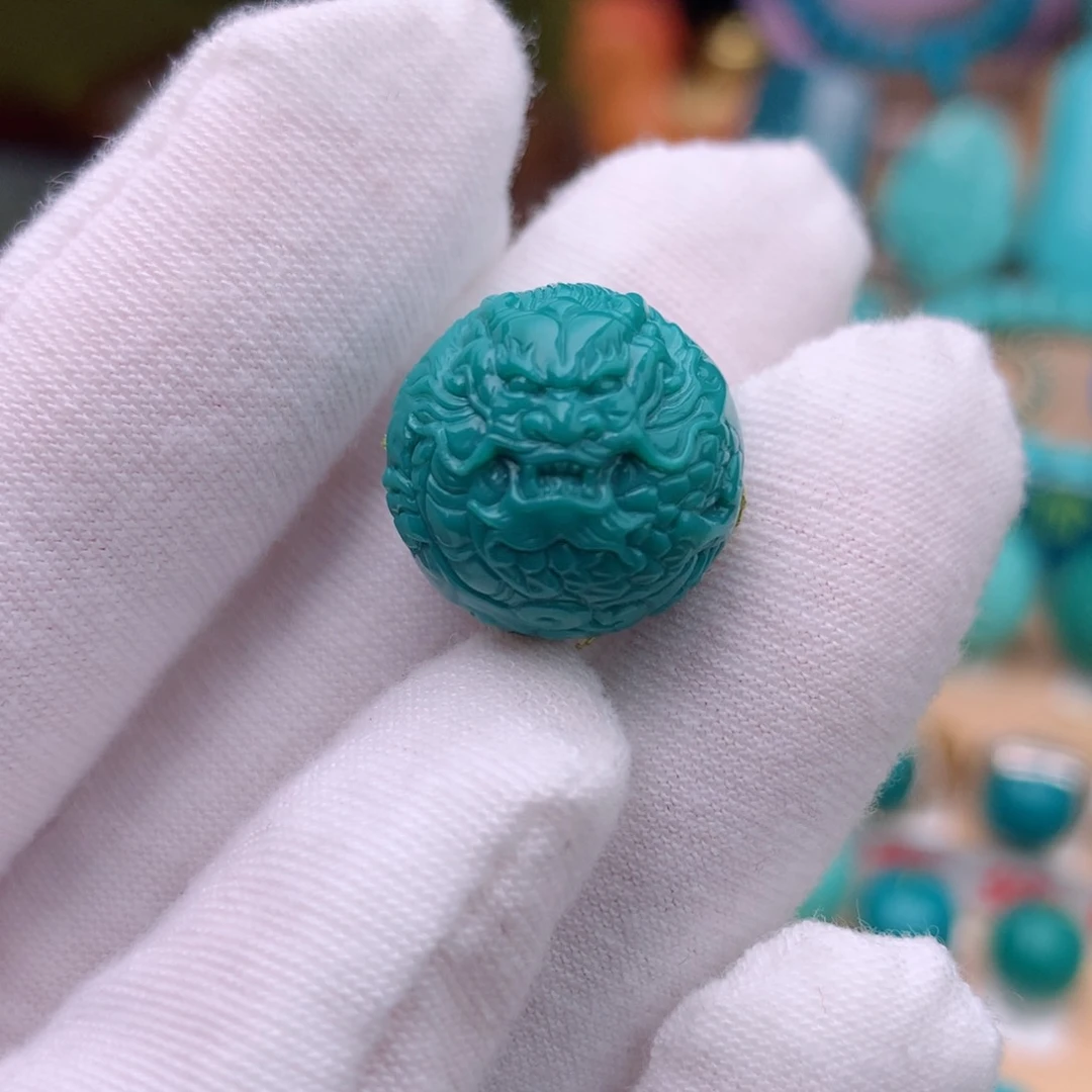 未镶嵌绿松石珠宝奇石山**猫