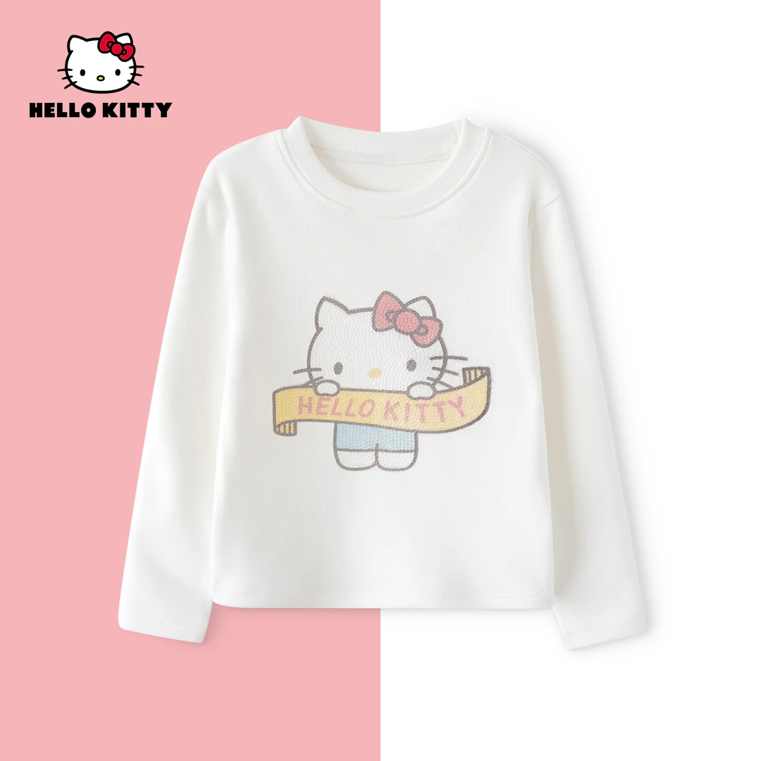 HelloKitty秋季新款女童装上衣中大童休闲打底衫AC5321BG491 KT