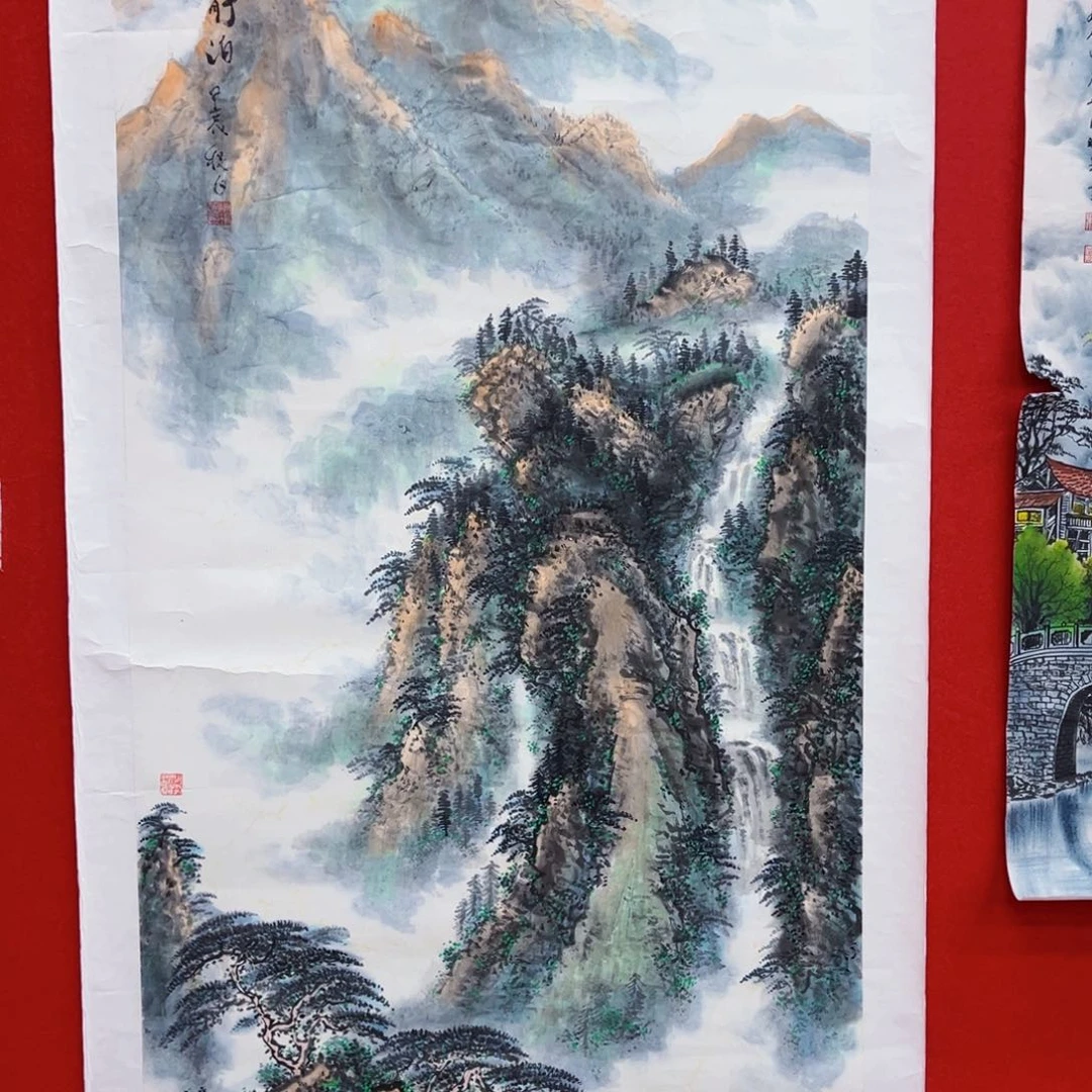 国画一绘画陈老师作品140.70微瑕