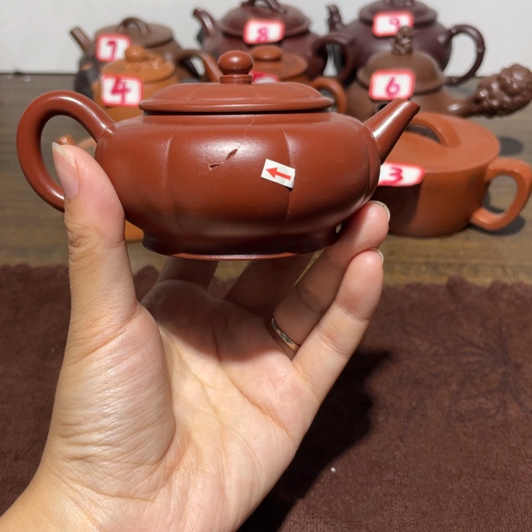 茶壶紫砂壶身破130CC