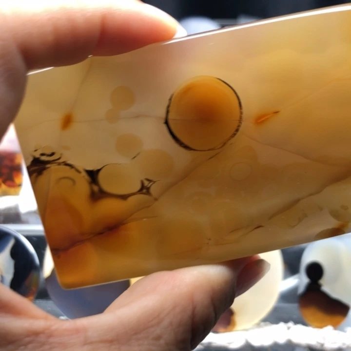 合金玛瑙/玉髓珠宝奇石39有瑕