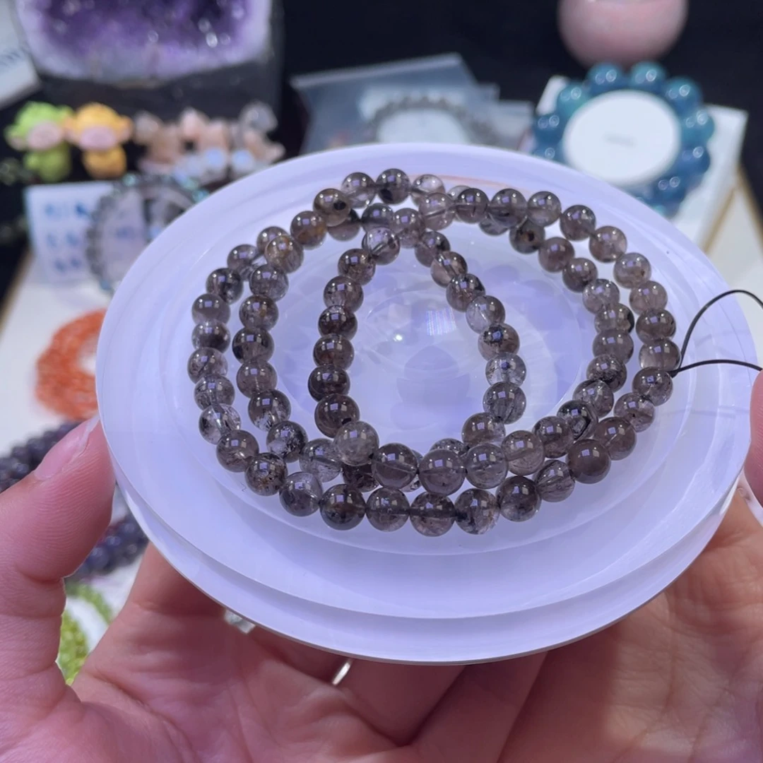 未镶嵌手链水晶闪灵钻多圈6+