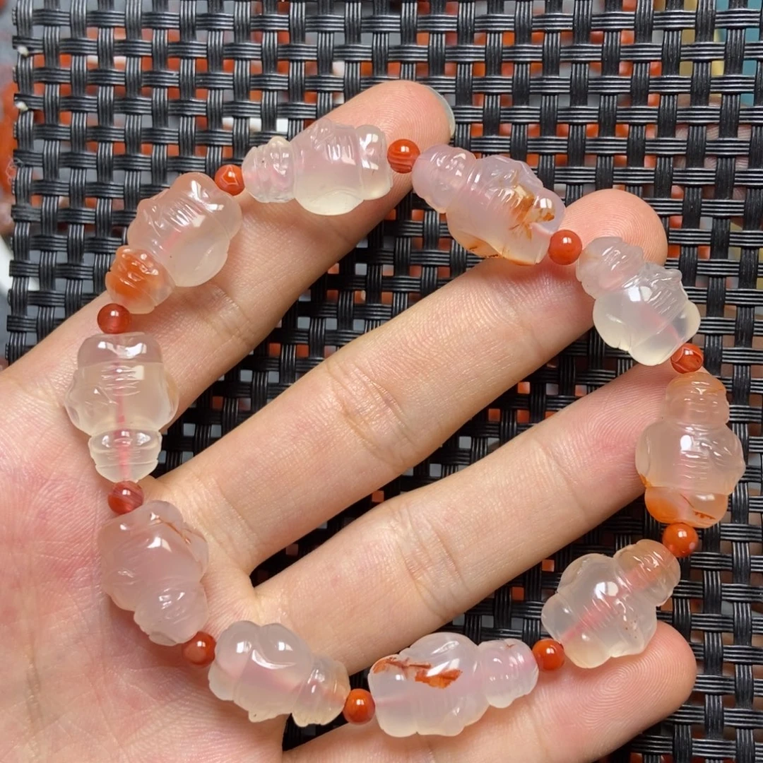 南红玛瑙未镶嵌手串