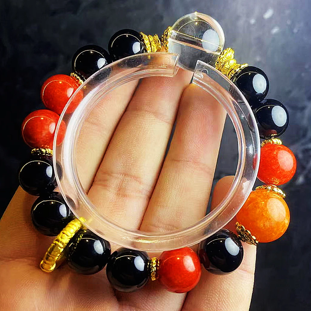 非金属玻璃吊坠 YS726 彩色玻璃圆球单圈SC