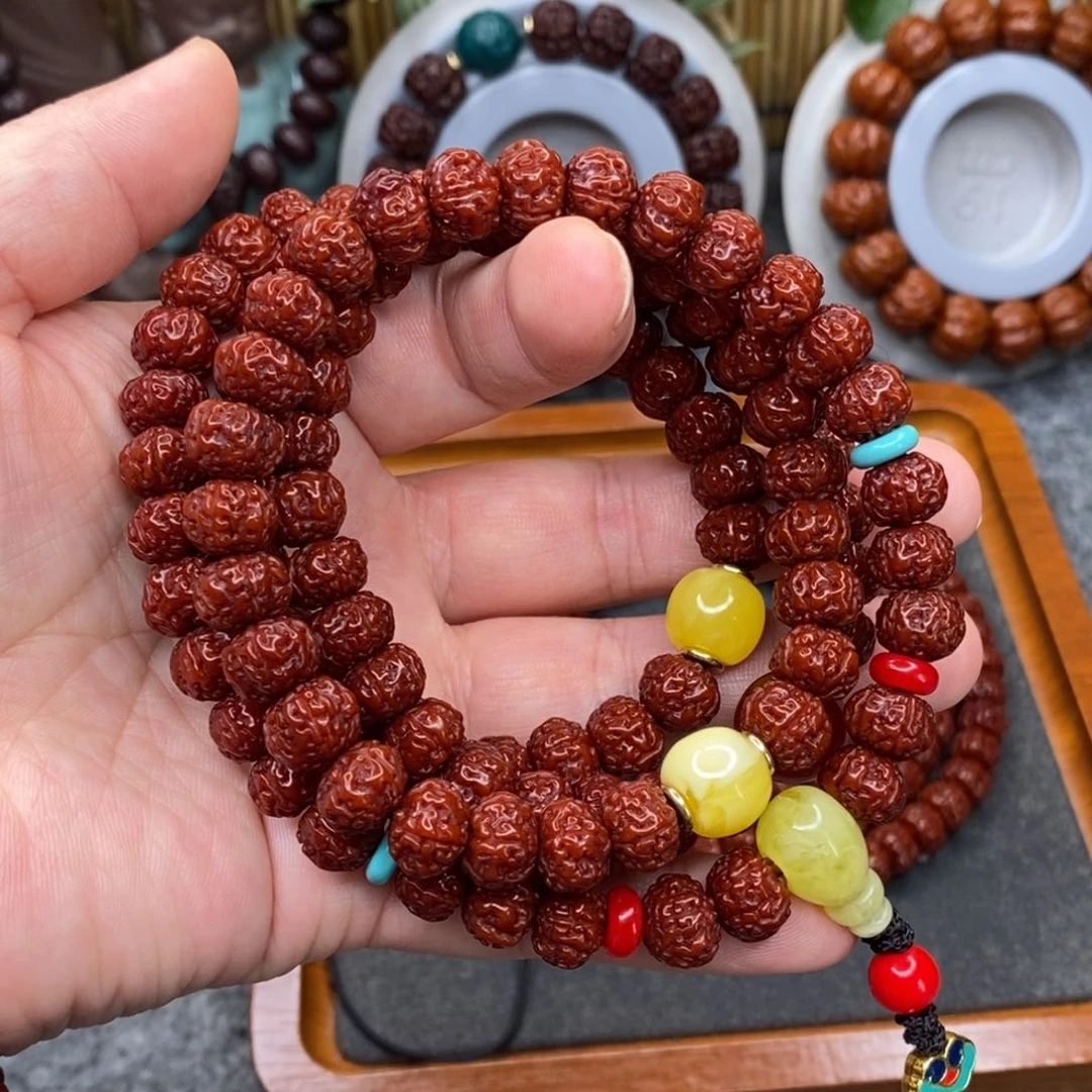 金刚菩提吊坠10mm树王108