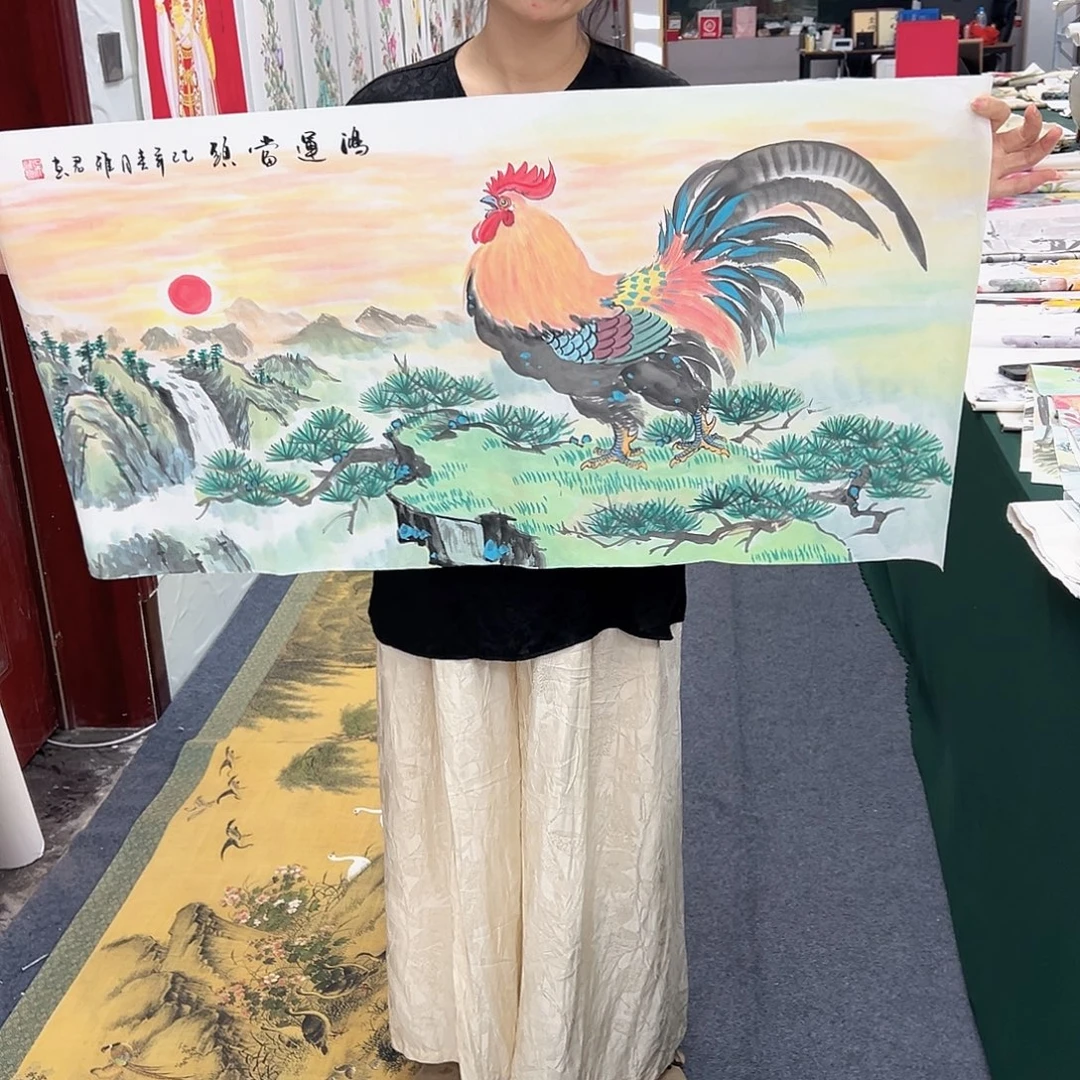 国画宣纸国画纯手绘作品