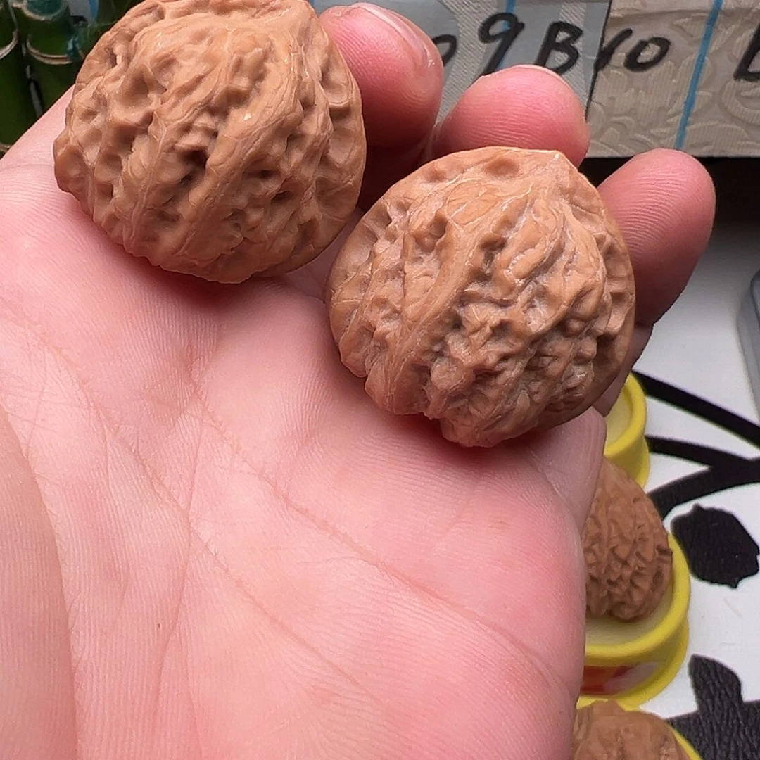 吊坠文玩核桃门头沟元宝34