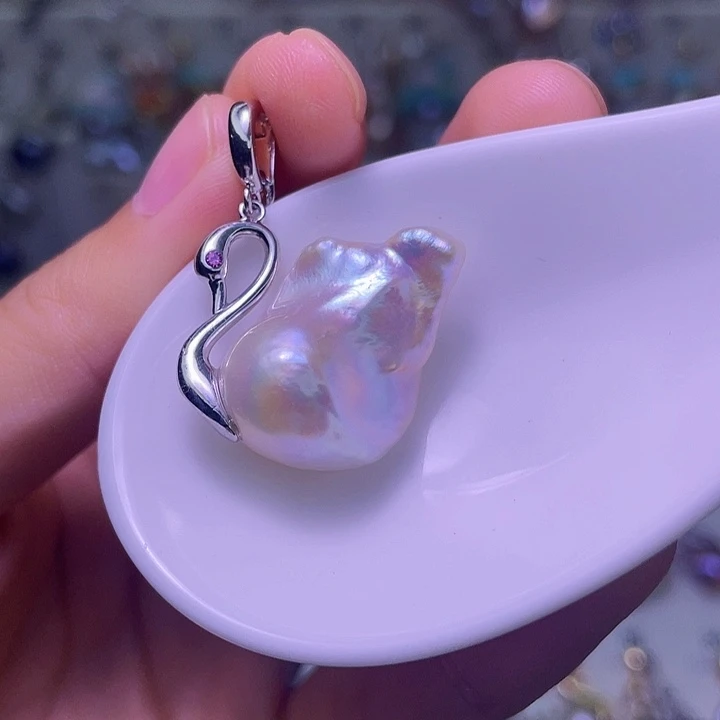 淡水珍珠颈饰合金09
