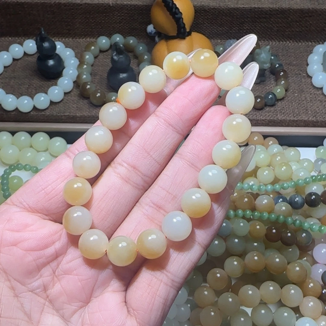 和田玉未镶嵌手链