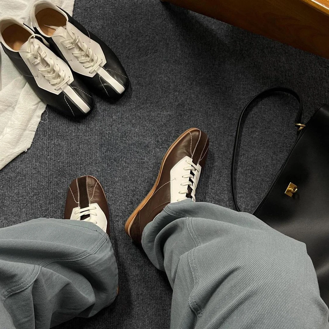 休闲鞋通勤平底德训鞋男女同款经典覆古板鞋软底情侣阿甘鞋子百搭