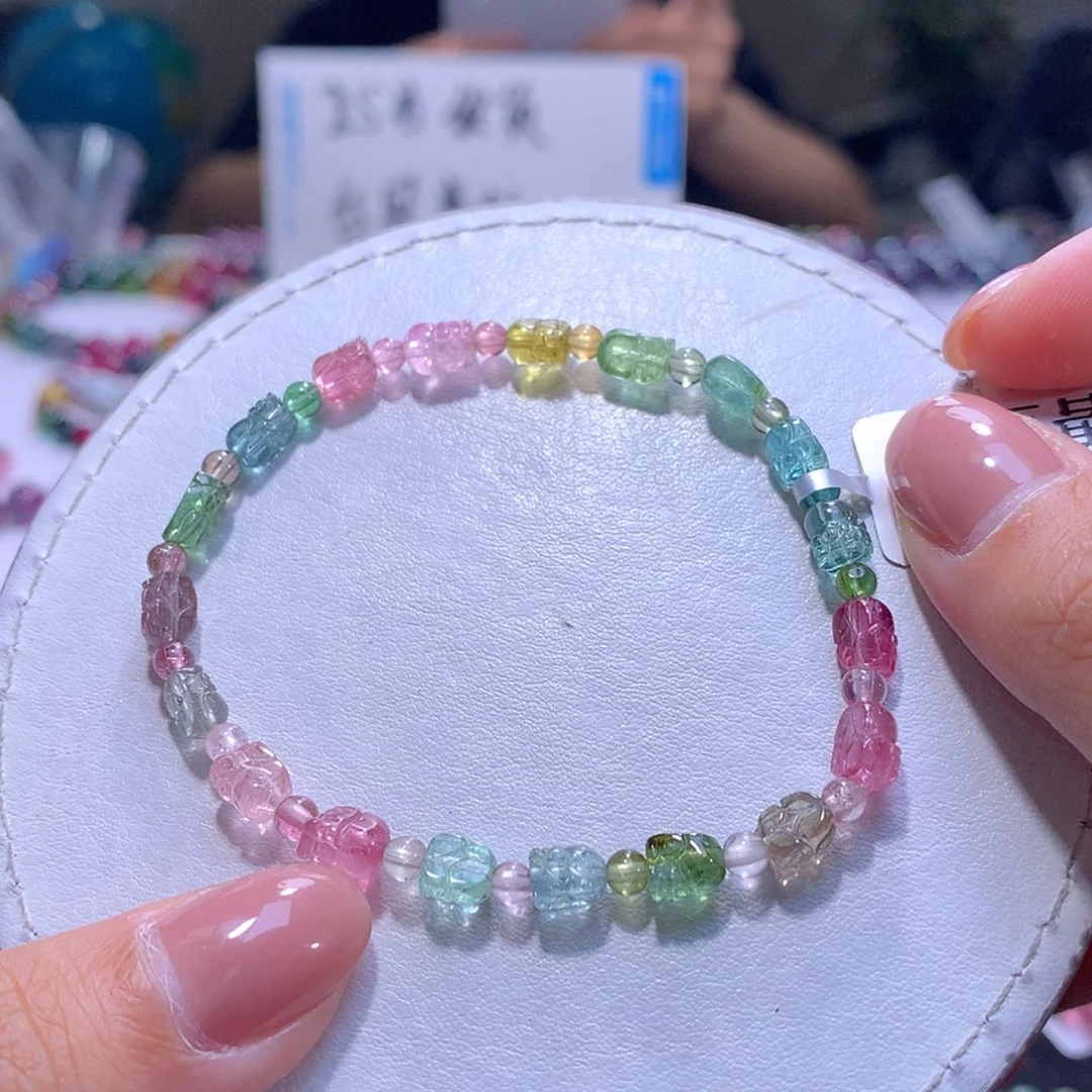 【闪购商品】未镶嵌手串碧玺4m