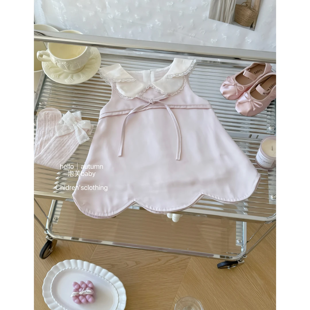 【lucky泡芙】奶乖奶乖千金风女宝宝连衣裙夏季25洋气女童小香风裙