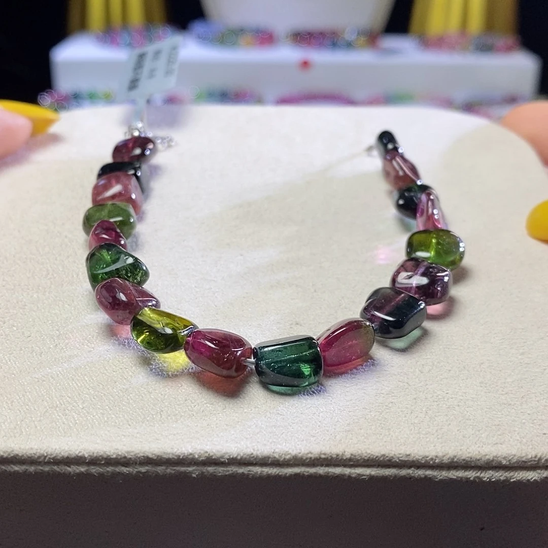 手链未镶嵌碧玺糖豆