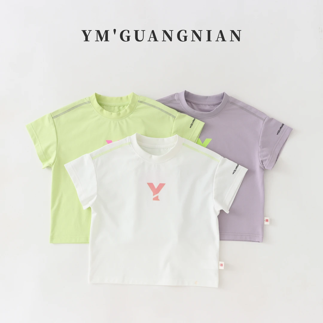 【幼棉光年】夏季男童圆领休闲薄款T恤短袖1220889-1220890-1220891