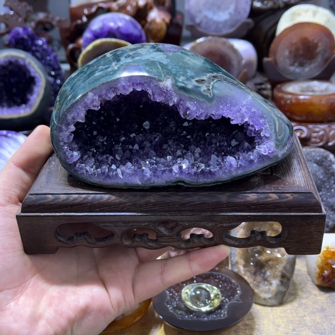 紫晶摆件未镶嵌摆件
