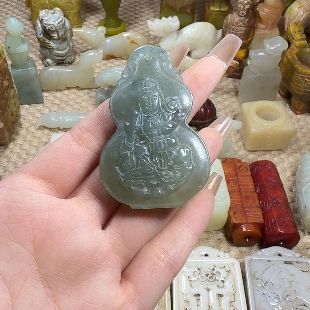 白玉菩提吊坠挂件