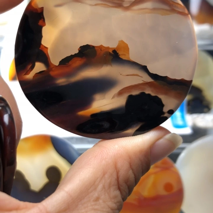 合金玛瑙/玉髓珠宝奇石36有瑕