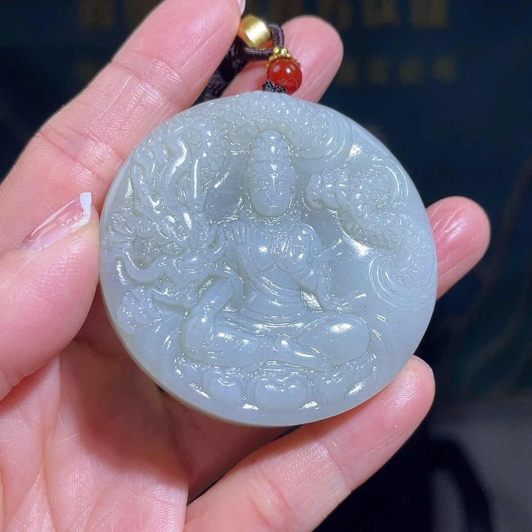 和田玉颈饰未镶嵌多样性发一件