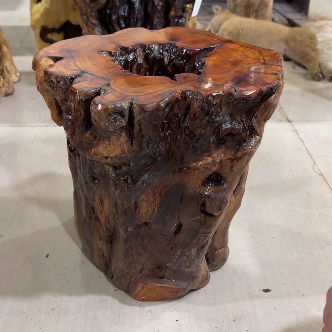 用***3龙纹鸡心枣木手工艺品