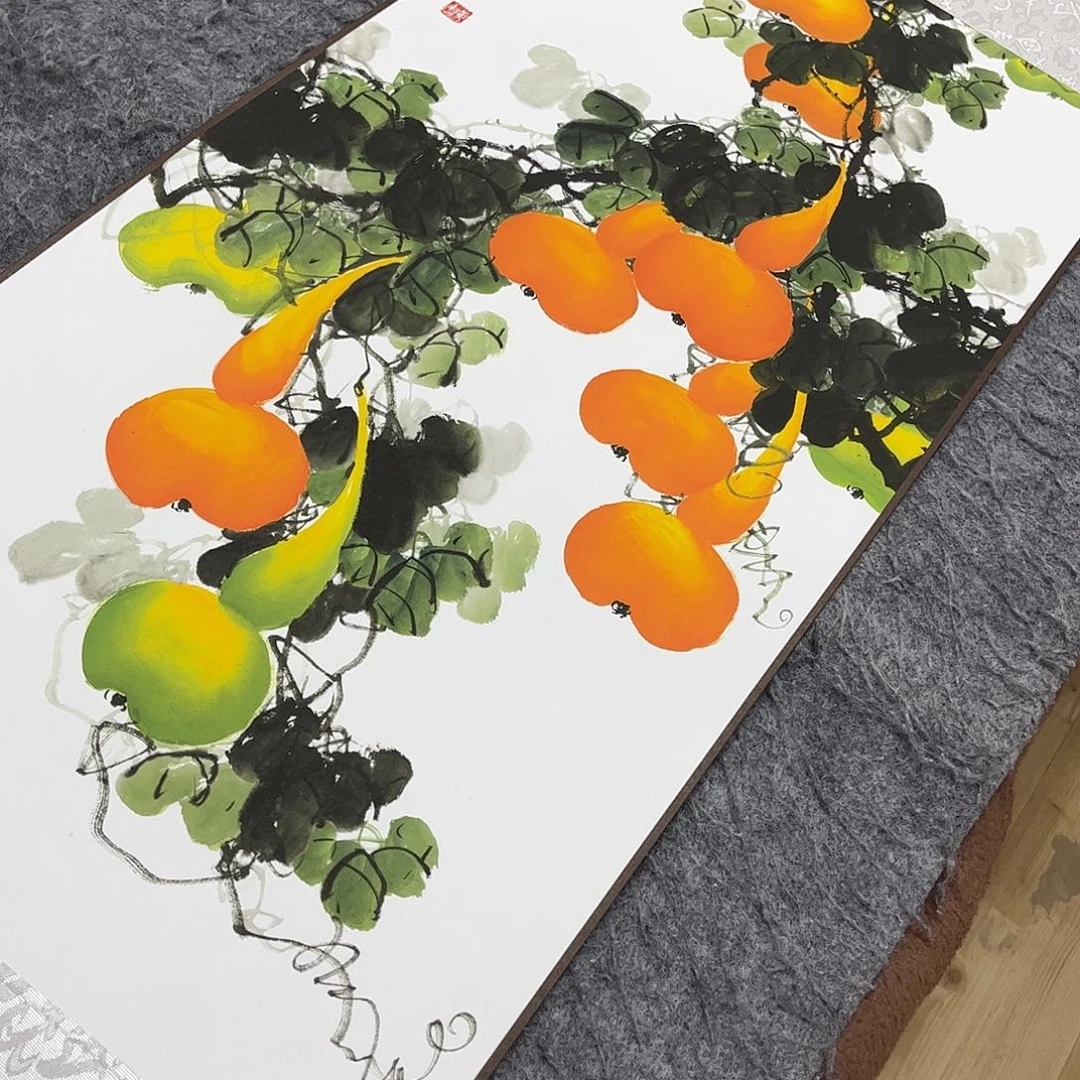 竖款32/110福禄图