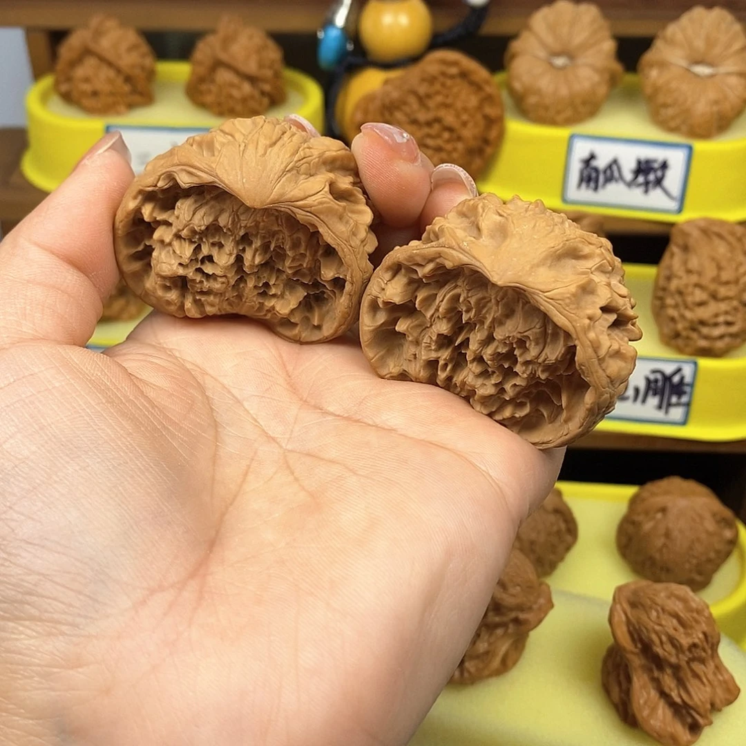 核桃 蛇头 文玩/木作/... 文玩把件