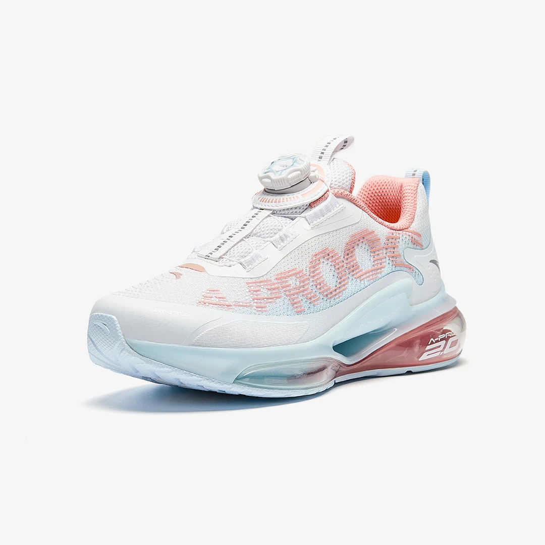 【蓄能仓】安踏儿童女大童夏季旋钮透气耐磨防滑篮球鞋/322515505