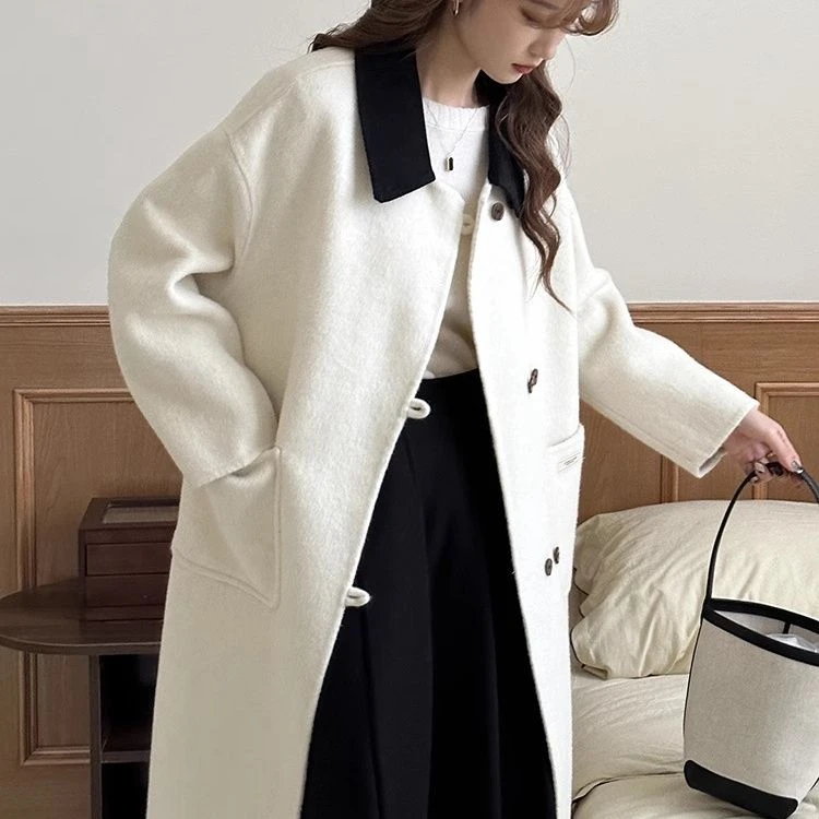 羊毛大衣羊绒毛呢双面呢