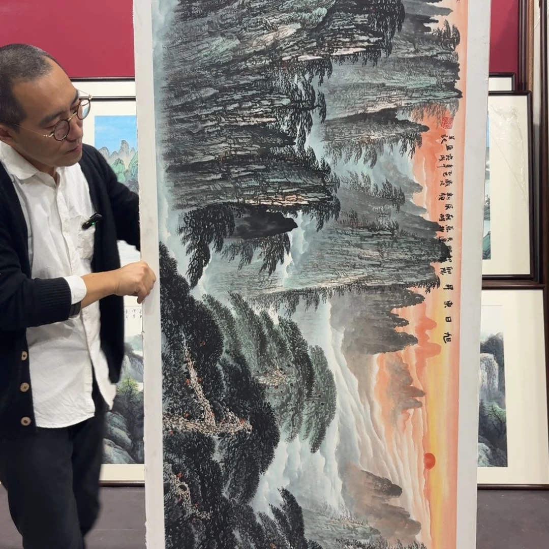 国画手绘作品210/80