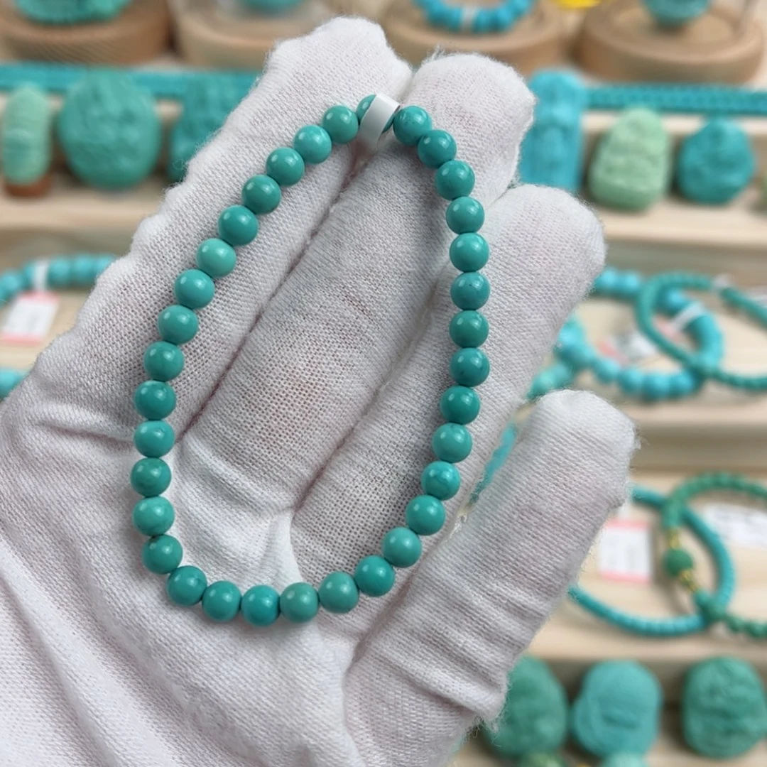 未镶嵌绿松石尺寸5mm