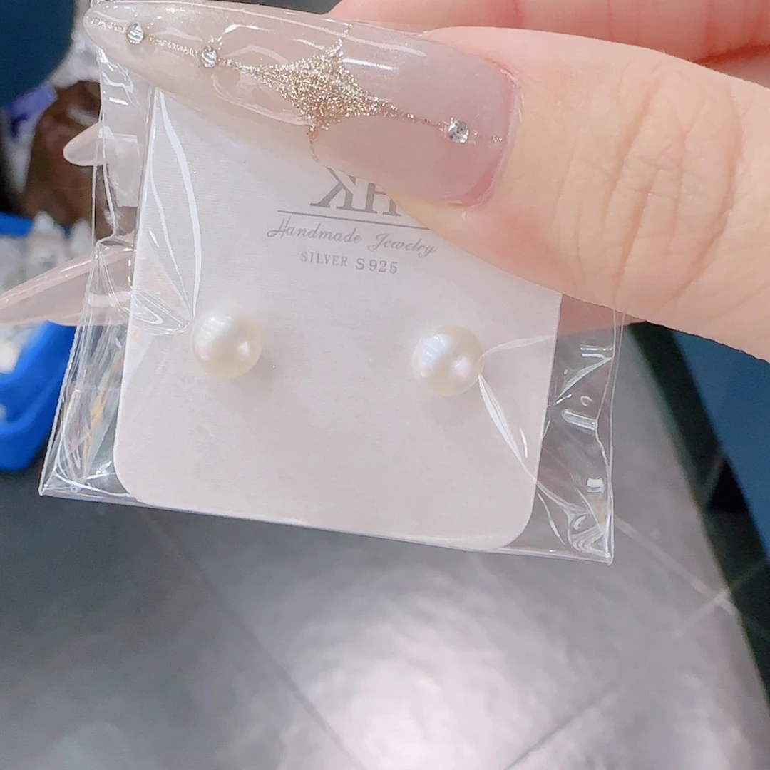 锆石铜合金925银耳环