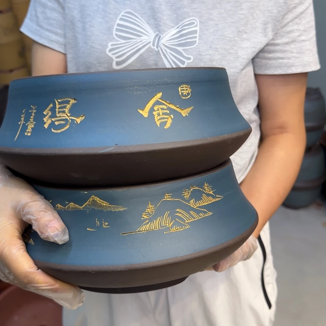 紫砂花盆紫砂口径16