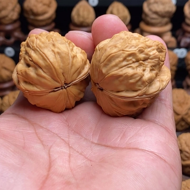 把件文玩核桃3金甲荷叶蟾