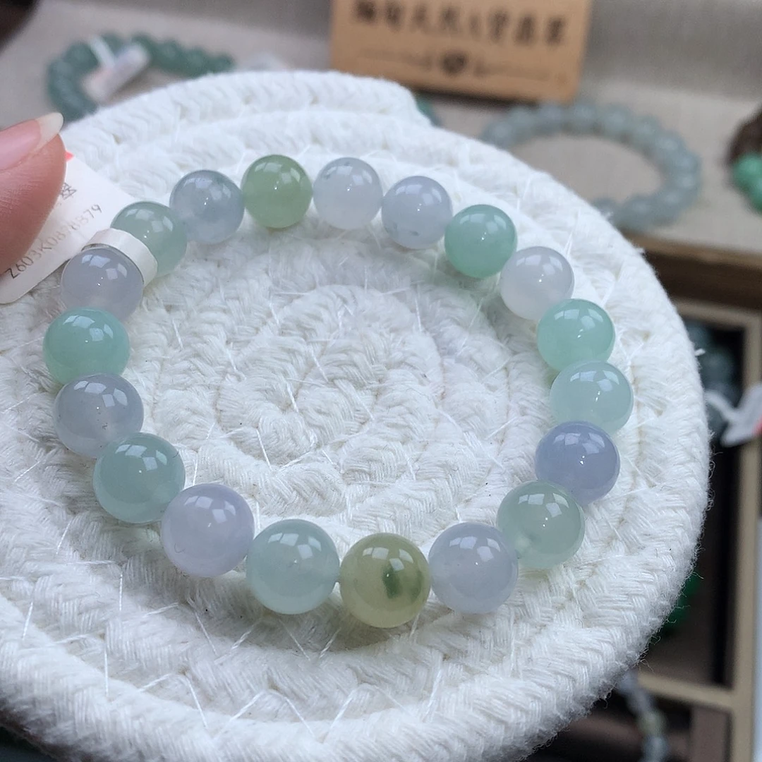 翡翠未镶嵌手链多宝，无瑕，精品