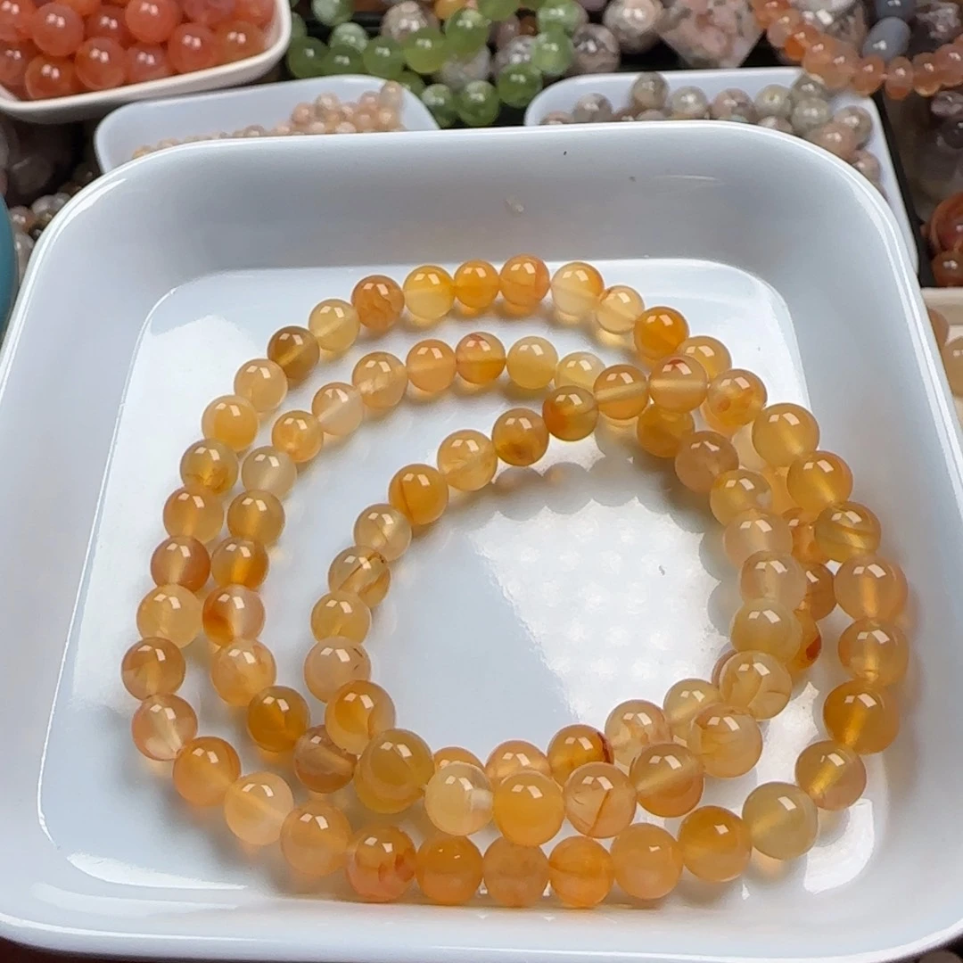 未镶嵌玛瑙/玉髓珠宝半成品