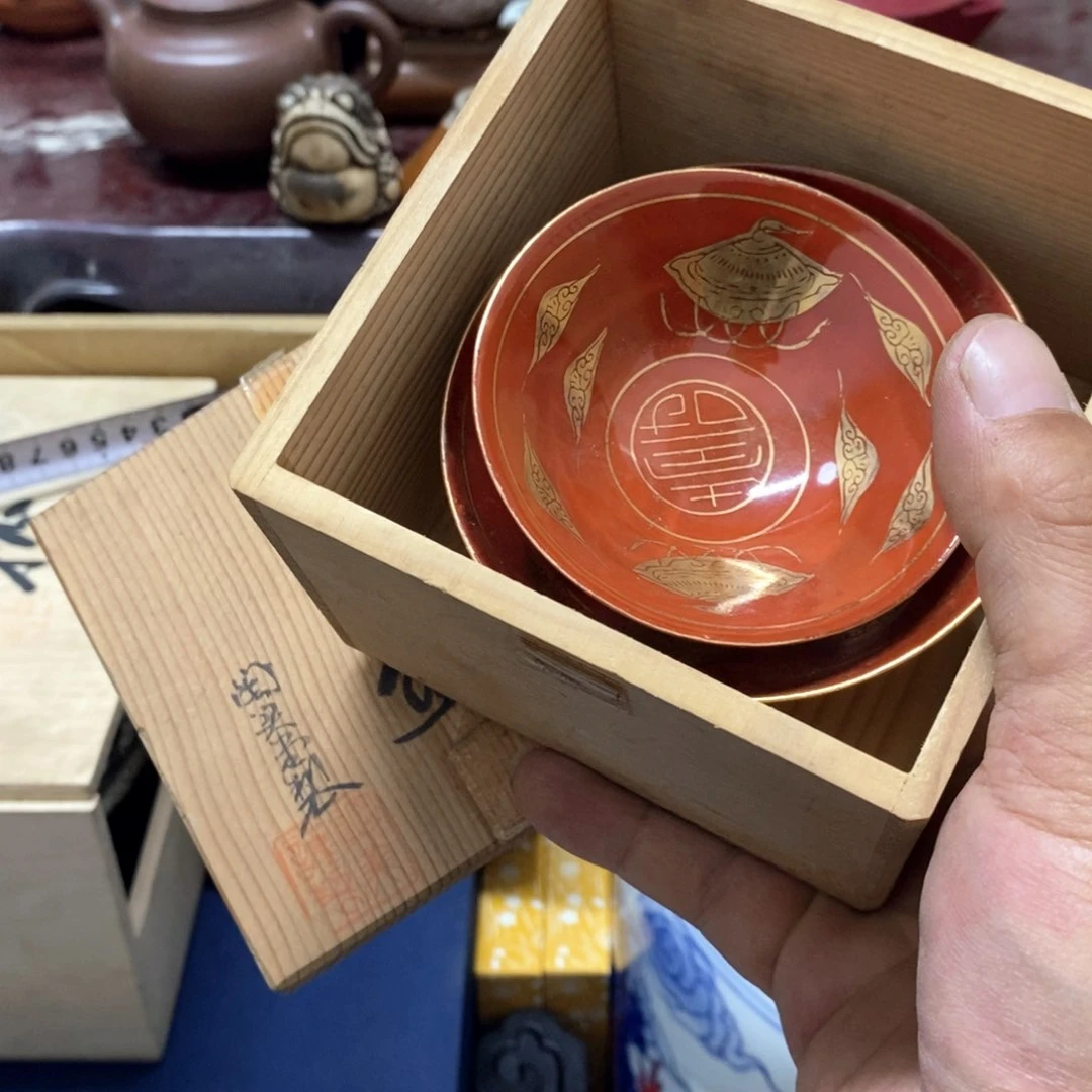 茶盏密胺手绘陶瓷杯子