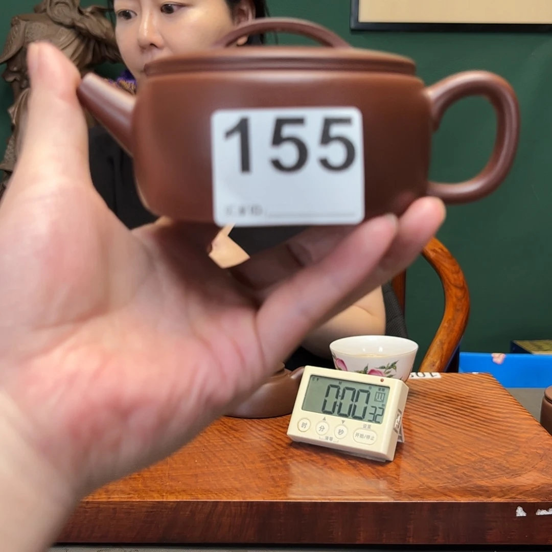 茶壶紫砂自**方汉瓦155