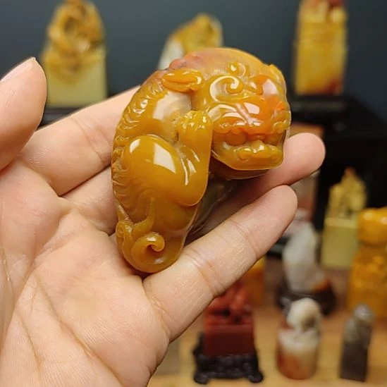 寿山石手把件手把件