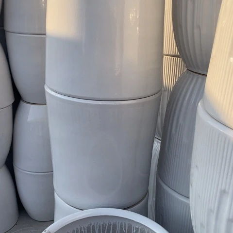 低腰白圆柱特大 口38/39